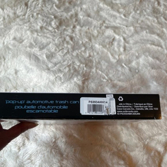 2/$25 Perfect Solutions Pop-up Automotive Black Trash Can NIB - Picture 4 of 4